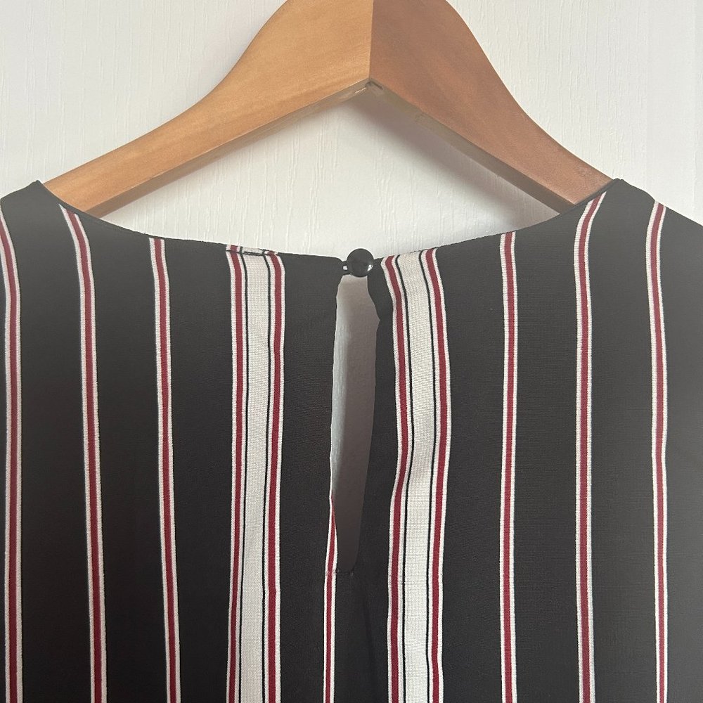 Japna Black and White Striped Romper - Picture 2 of 6